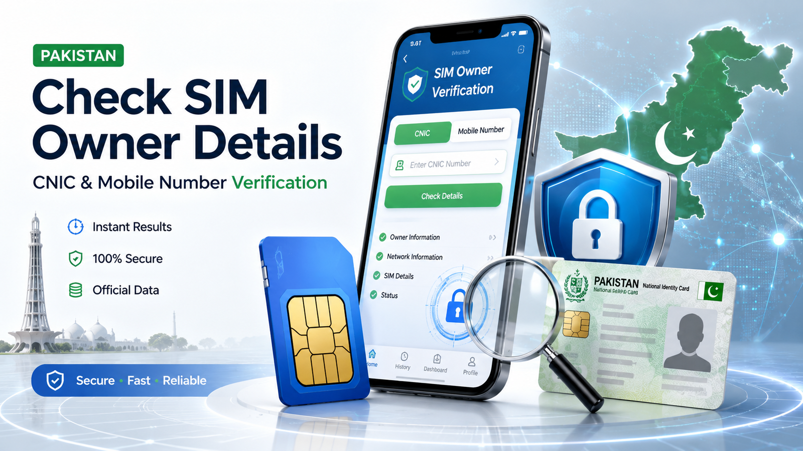 Check SIM Owner Details Online in Pakistan by CNIC & Mobile Number 2026